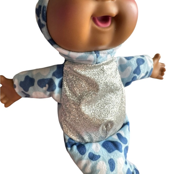 Cabbage Patch African-American doll blue sea otter toy baby doll - Picture 6 of 7